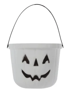 Wiaderko na Halloween ŚWIECĄCE W CIEMNOŚCI