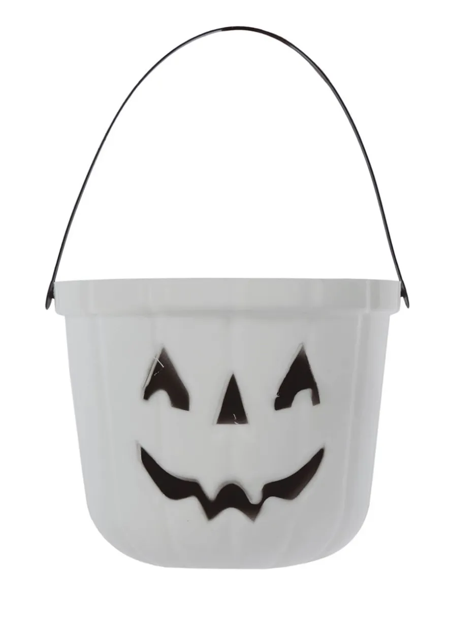 Wiaderko na Halloween ŚWIECĄCE W CIEMNOŚCI