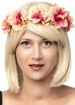 Wianek na głowę boho PASTELOWE KWIATY