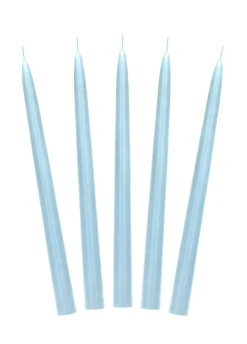 Świeca matowa błękitna (10szt.)