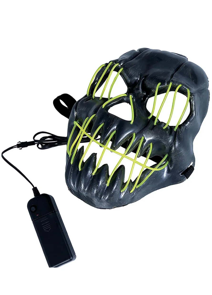 Świecąca w ciemności MASKA NA HALLOWEEN