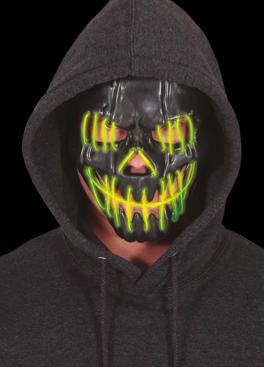 Świecąca w ciemności MASKA NA HALLOWEEN
