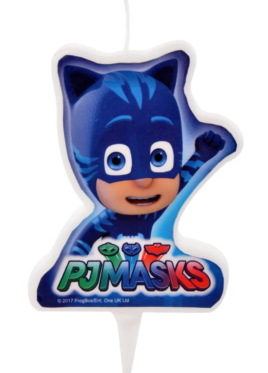 Świeczka na tort KOTBOY PJ MASKS