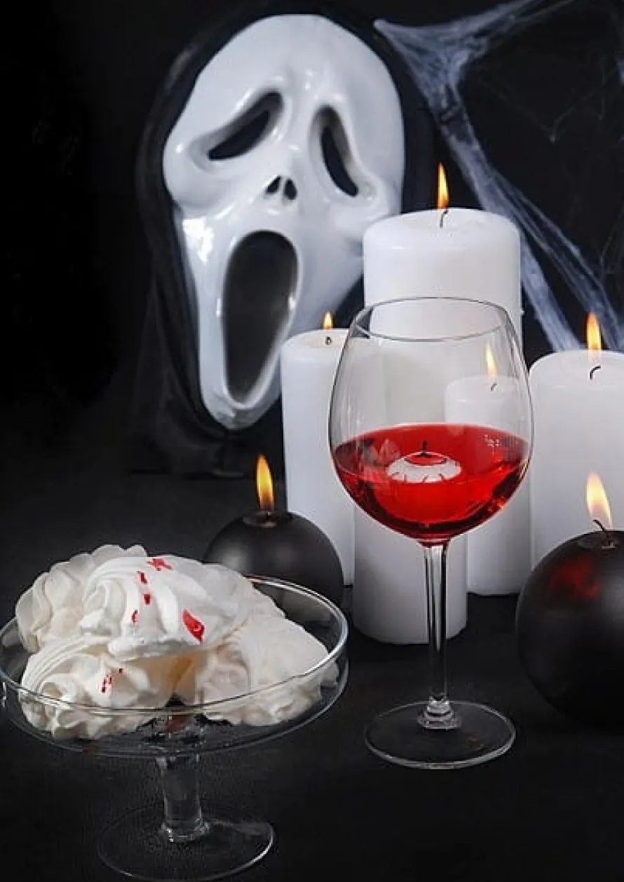 Świeczka pływająca OKO gadżet halloweenowy