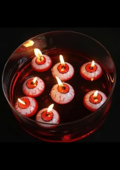 Świeczka pływająca OKO gadżet halloweenowy