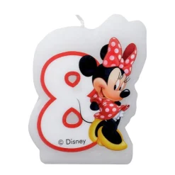 Świeczka urodzinowa MINNIE świeczka na 8 urodziny