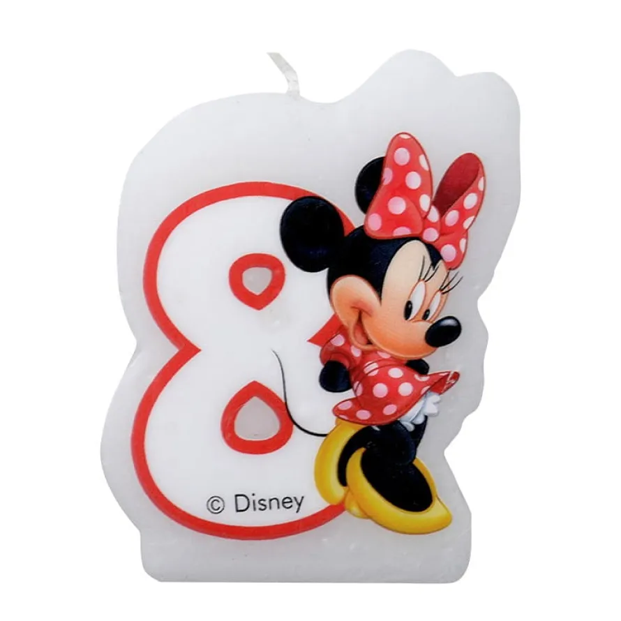 Świeczka urodzinowa MINNIE świeczka na 8 urodziny