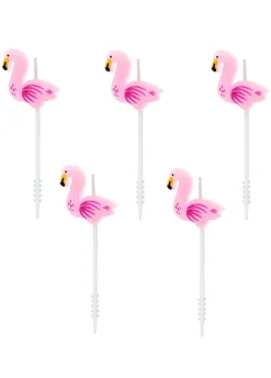 Świeczki do tortu FLAMINGI (5szt.)