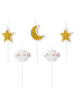 Świeczki na tort LITTLE STAR (5szt.)