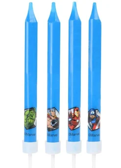 Świeczki urodzinowe AVENGERS (4szt.)