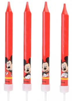 Świeczki urodzinowe MYSZKA MICKEY (4szt.)