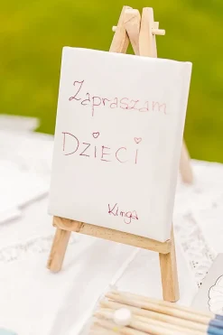 Winietka drewniana SZTALUGA z płótnem