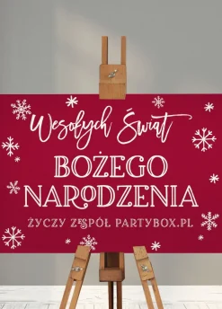 Świąteczna tablica powitalna TWÓJ TEKST
