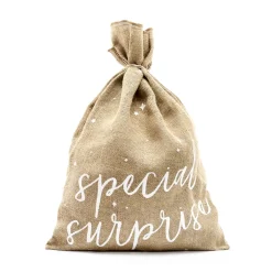 Worek jutowy SPECIAL SURPRISE worek na prezenty 40cm x 55cm