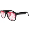 Zakrwawione okulary na HALLOWEEN