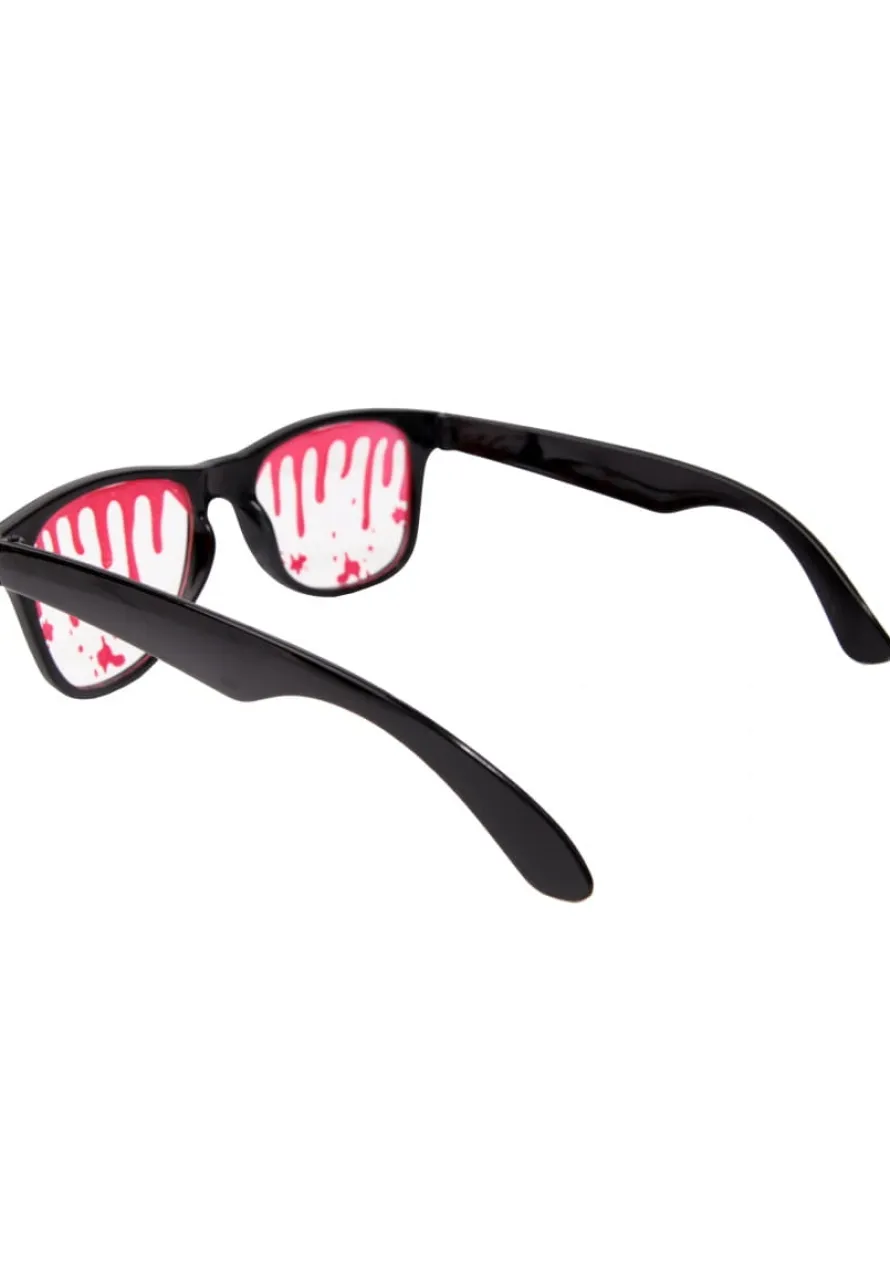 Zakrwawione okulary na HALLOWEEN
