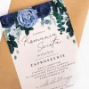 Zaproszenia na komunię personalizowane PIWONIE 14x19,5 cm