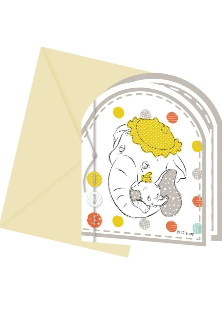 Zaproszenia na roczek PRZYJĘCIE Z DISNEYEM (6szt.)