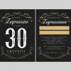 Zaproszenia na 30 URODZINY mężczyzny