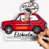 Zaproszenia na urodziny personalizowane MALUCH (6szt.)