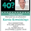 Zaproszenia personalizowane na 40 urodziny