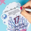 Zaproszenia personalizowane urodzinowe MERMAID (6szt.)