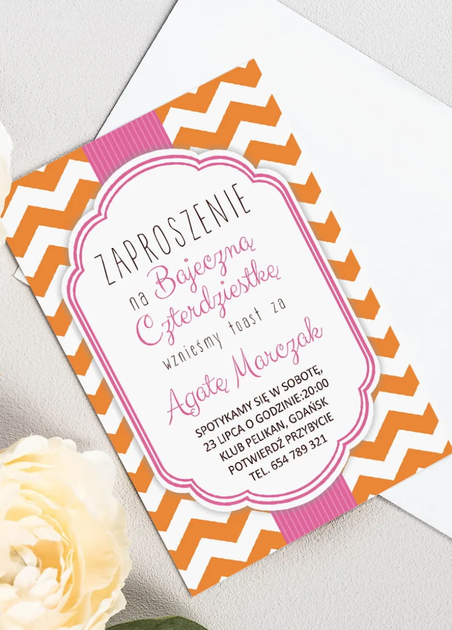 Zaproszenia personalizowane KOLOROWE FOTO