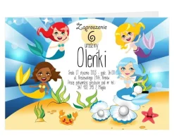 Zaproszenia personalizowane SYRENA