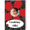 Zaproszenia personalizowane BIEDRONKA zaproszenia na urodziny dziecka