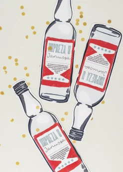Zaproszenia personalizowane PRL (6szt.)