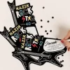 Zaproszenia personalizowane ROCKSTAR (6szt.)