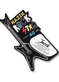 Zaproszenia personalizowane ROCKSTAR (6szt.)
