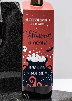 Zawieszki na butelki HALLOWEEN (4szt.)