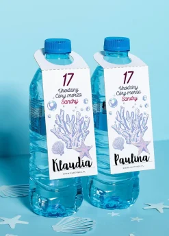 Zawieszki na butelki małe MERMAID (8 szt.)