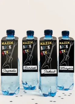 Zawieszki na butelki małe ROCKSTAR (8szt.)
