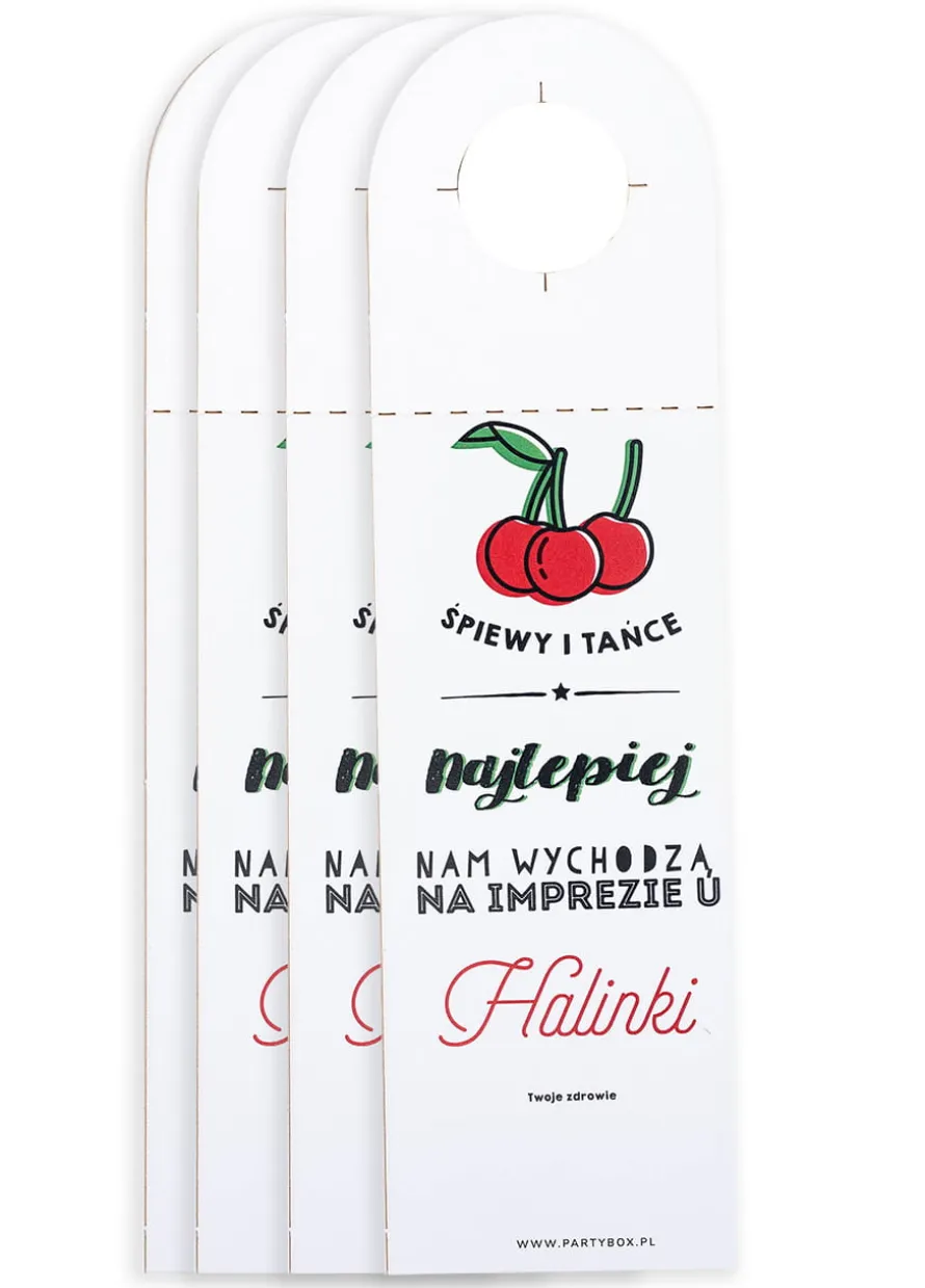 Zawieszki na butelki SAMI SWOI (4 szt.)