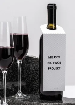 Zawieszki na butelki TWÓJ PROJEKT personalizowane (4szt.)