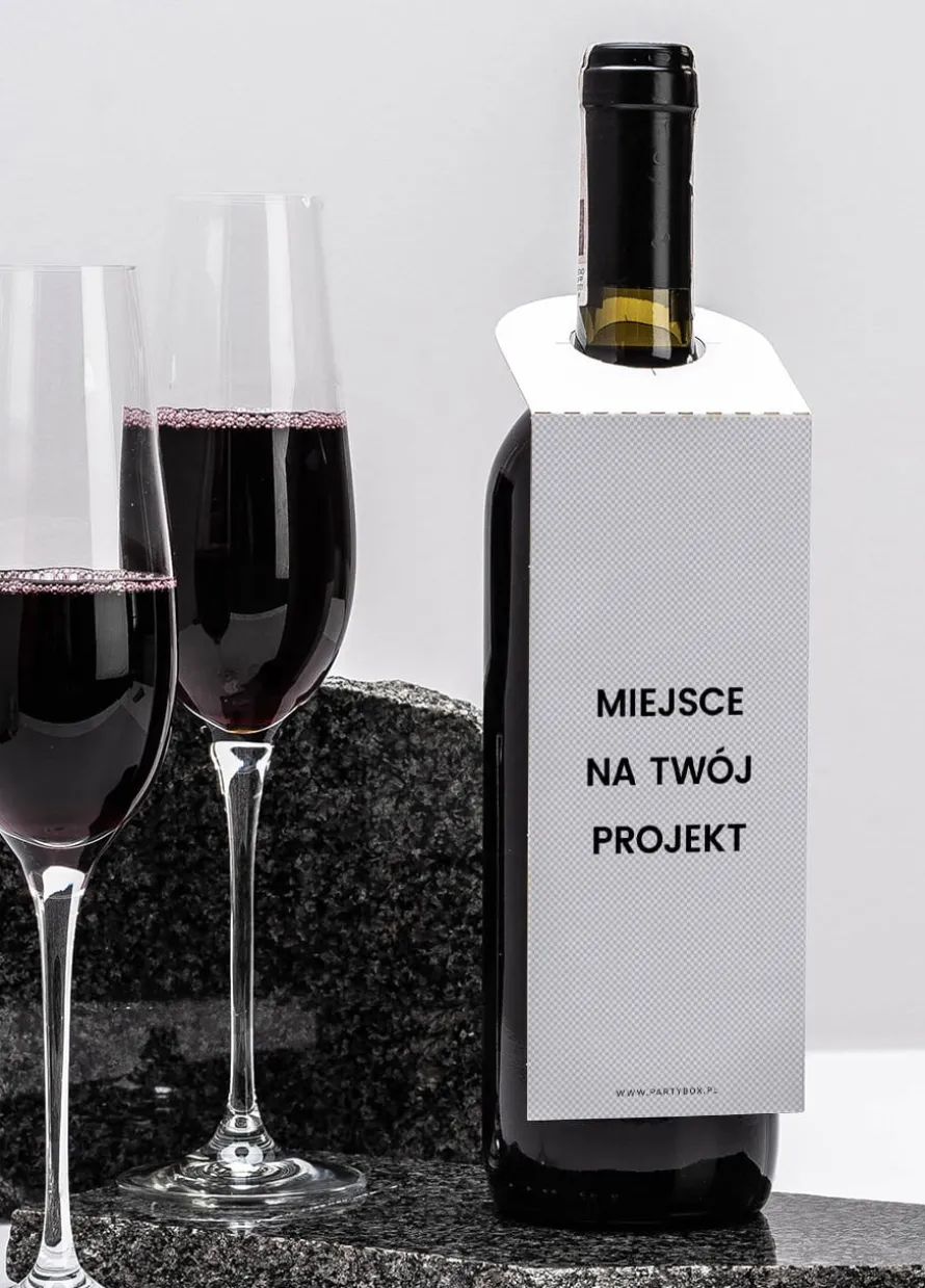 Zawieszki na butelki TWÓJ PROJEKT personalizowane (4szt.)