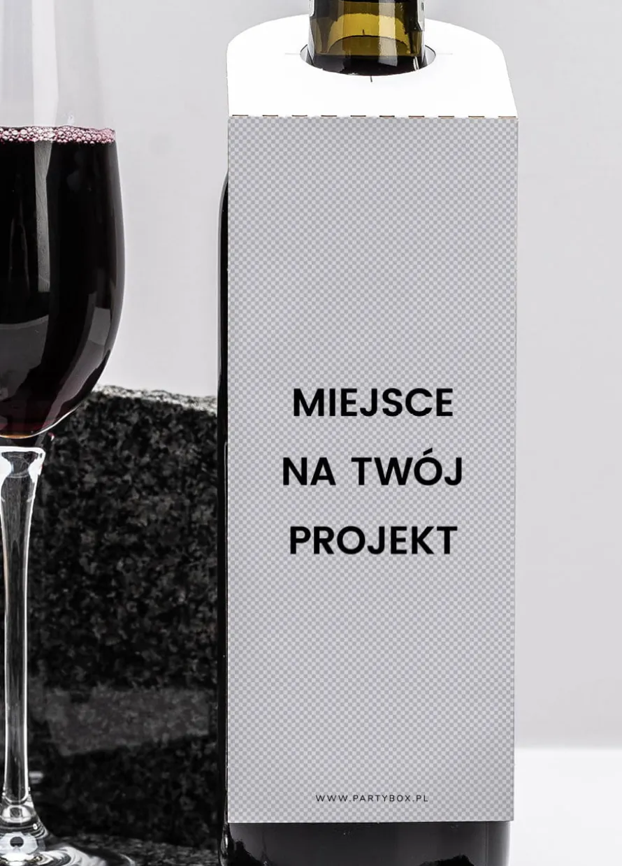 Zawieszki na butelki TWÓJ PROJEKT personalizowane (4szt.)