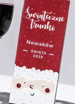 Zawieszki na butelki ŚWIĘTA (4szt.)