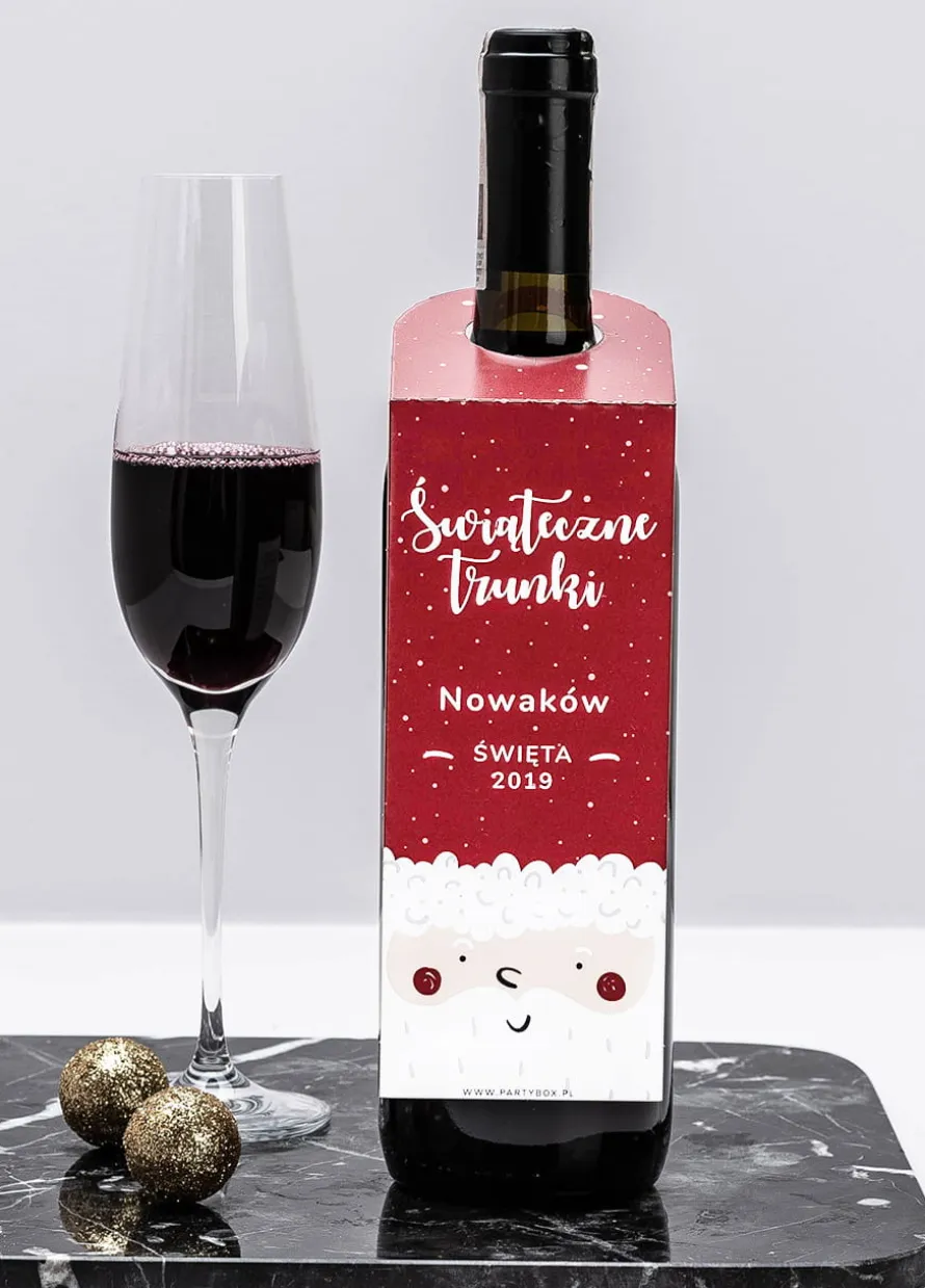 Zawieszki na butelki ŚWIĘTA (4szt.)