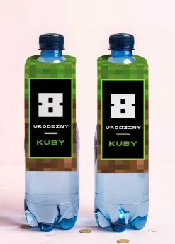 Zawieszki na butelkę PIXELE (4szt.)