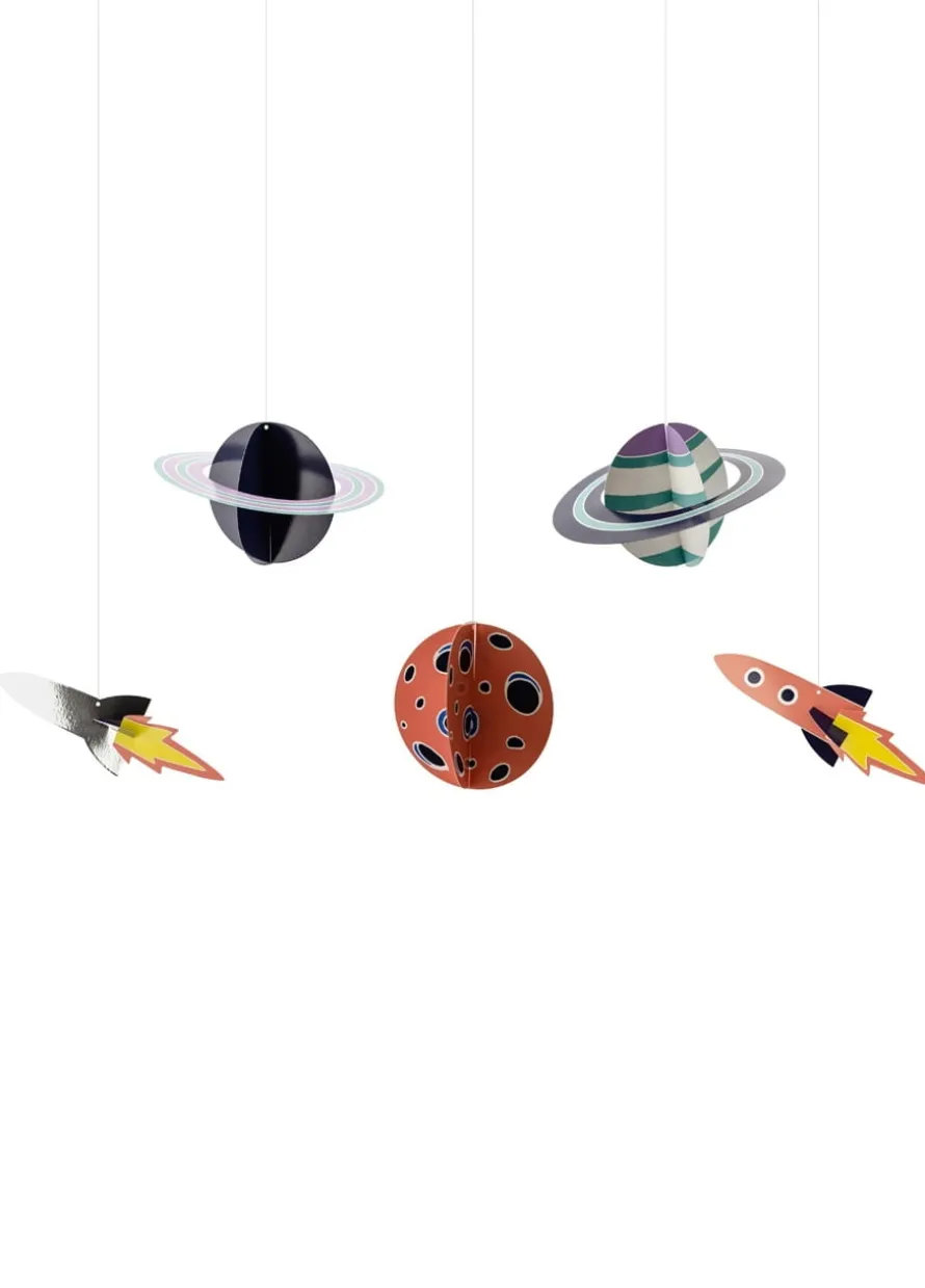 Zawieszki papierowe KOSMOS (5szt.)