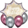 Zestaw balonów foliowych HAPPY BIRTHDAY (5szt.)