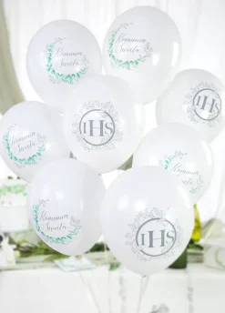 Zestaw balonów na komunię IHS