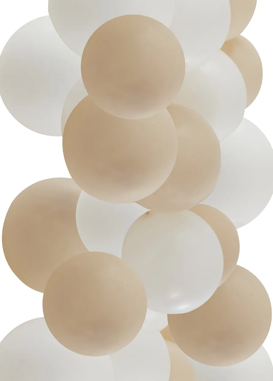 Zestaw balonów NUDE I BIAŁE