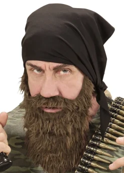 Zestaw BANDYTA sztuczna broda i chusta