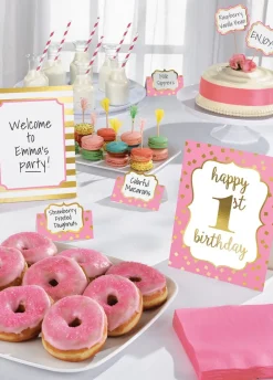 Zestaw etykiet na ROCZEK DZIEWCZYNKI (12szt.)