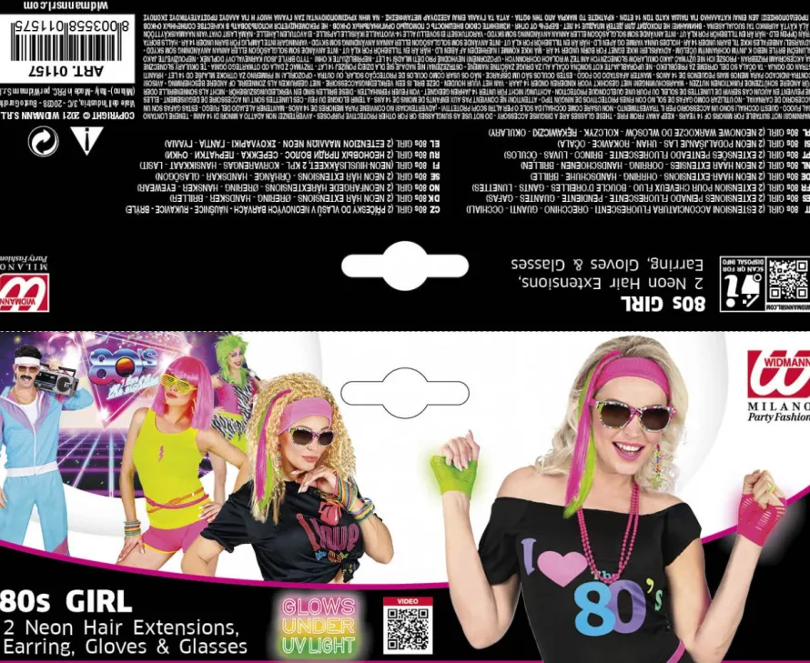 Zestaw LATA 80. NEON PARTY