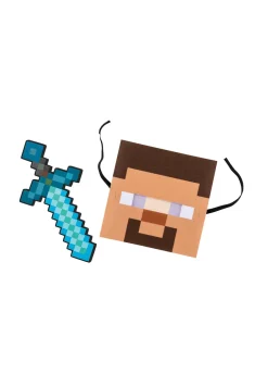 Zestaw MINECRAFT maska i miecz
